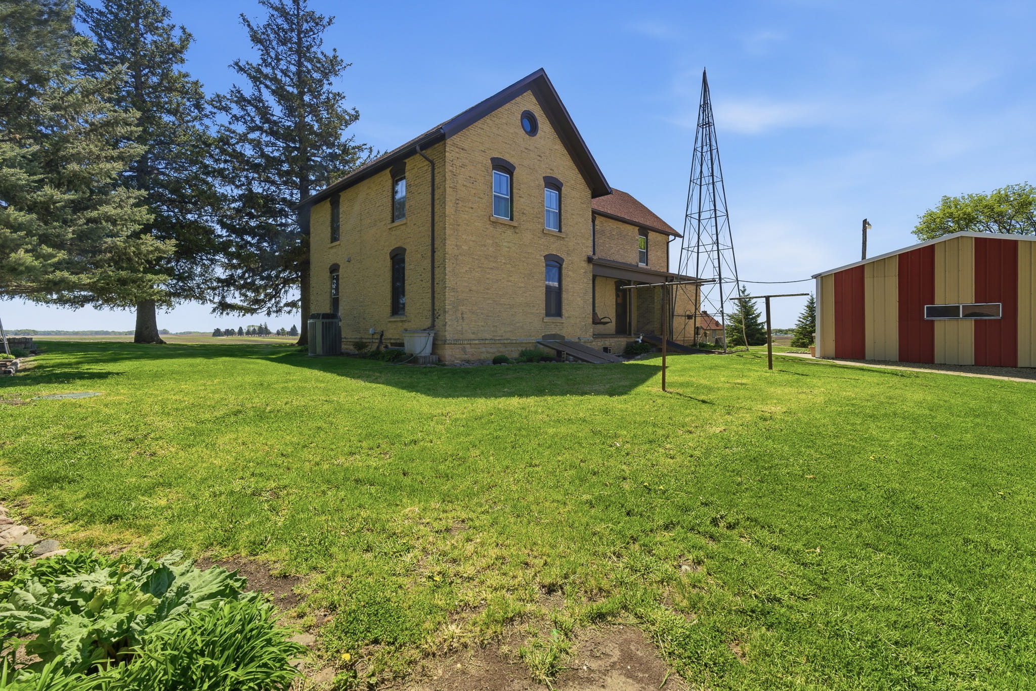 45748 State Highway 111, Nicollet, MN — historic 1887 brick farmhouse on 10 acres